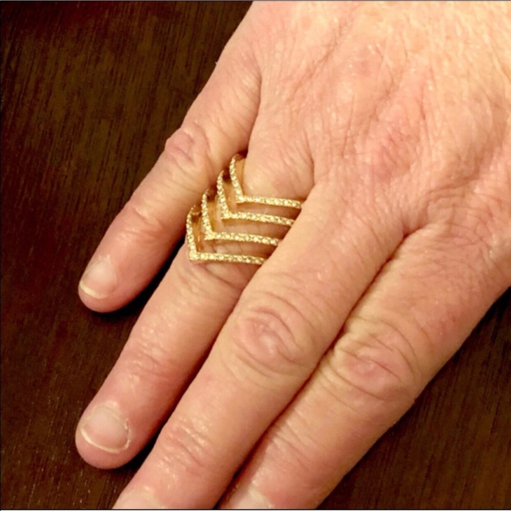 😃Spring Street Chevron Ring - Picture 2 of 4